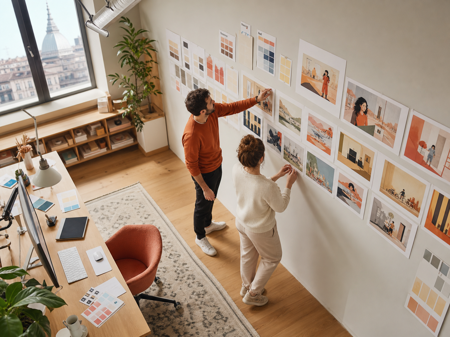 Storyboard e materiali di post-produzione